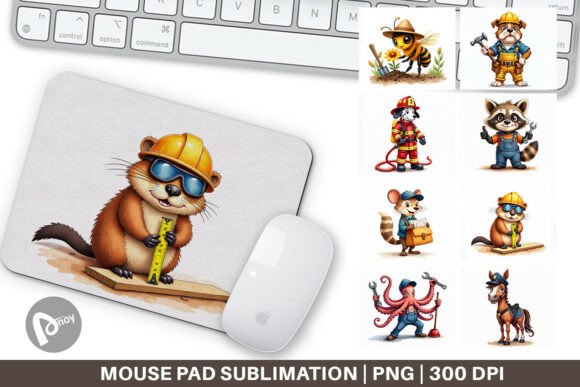 Career Animal Friends Mouse Pad: A Practical Desk Companion for Productivity and Comfort
