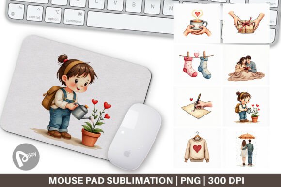 Cozy Valentine Mouse Pad: Comfort and Style for Your Desk