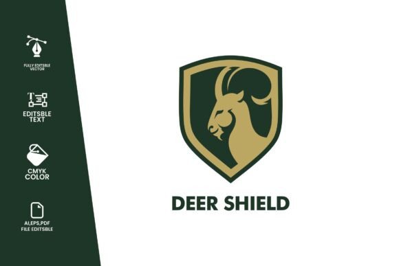 Deer Shield Logo Design: Your Brand Asset