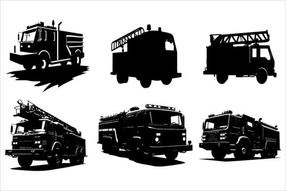 Firefighter Truck Vector: A Versatile Design Asset for Every Creative Project