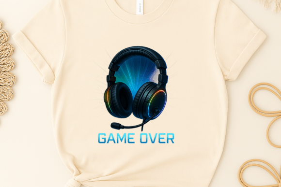 Game Over Sublimation Clipart Headphone: A Practical Review of This Digital Design Asset