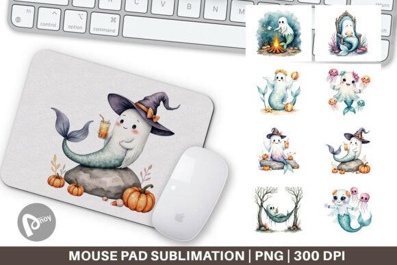 How a Summerween Ghost Mermaids Sublimation Mouse Pad Can Transform Your Workspace and Boost Productivity