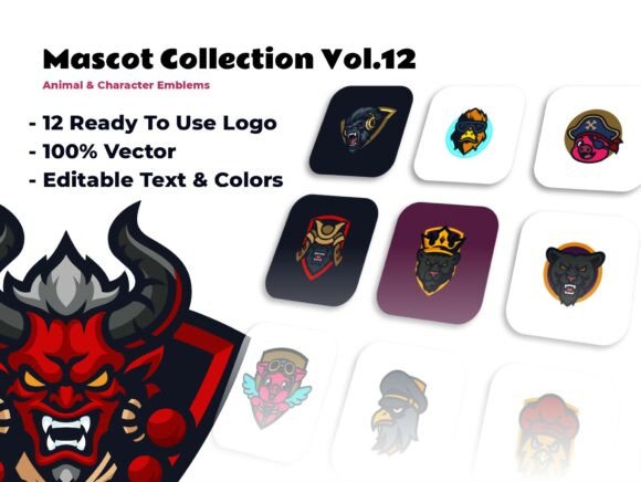 Mascot Collection – Animal Character: Building Bold Brand Identities with Vector Emblems