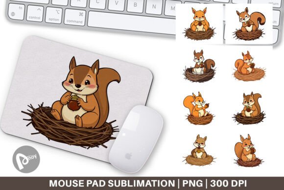 Mouse Pad Acorn Squirrel: When Your Desk Tells a Story