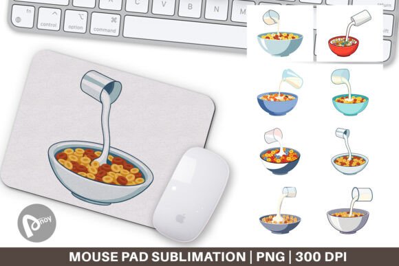 Mouse Pad Cereal Bowl with Milk – A Creative Desk Upgrade Worth Considering