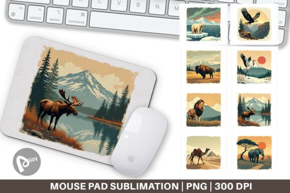 Mouse Pad Majestic Animal Posters: Redefining Workspace Personality and Practical Comfort