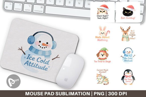 Mouse Pad Quotes Watercolor Grumpy: A Distinctive Desk Companion for Style and Function