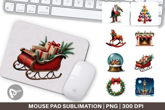 Mouse Pad Vintage Christmas: A Practical Desk Upgrade