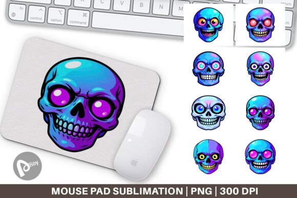 The Mouse Pad Rainbow Skull Smurk: Where Bold Design Meets Daily Computing Comfort