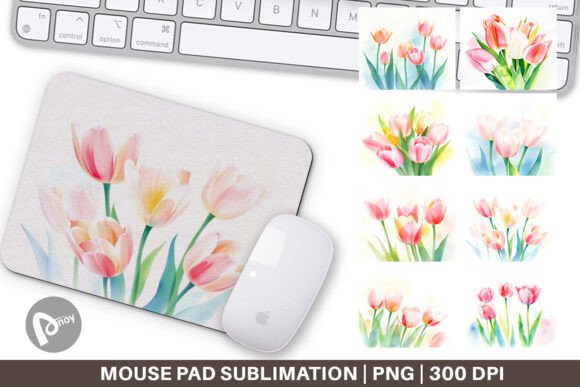 Transform Your Desktop With a Mouse Pad Spring Tulips Design for Comfort and Focus